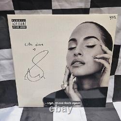 Snoh Aalegra UGH THOSE FEELS AGAIN Autographed Vinyl LP Rare Harlequin Green