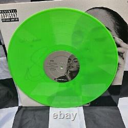 Snoh Aalegra UGH THOSE FEELS AGAIN Autographed Vinyl LP Rare Harlequin Green