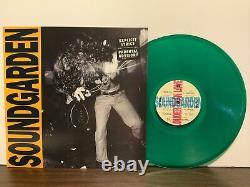 Soundgarden Louder Than Love LP Record 1989 Green Vinyl Promo Only 250 RARE