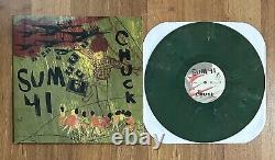 Sum 41 Chuck ARMY GREEN 2014 vinyl pressing Rare /500 color record