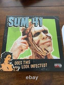 Sum 41 Does This Look Infected Clear with Green Vinyl /1500 green day blink-182