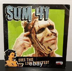 Sum 41- Does This Look Infected- Punk Rock- Green with black Swirl Vinyl