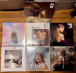 TAYLOR SWIFT 7 VINYL RECORD Lot 5 Limited Ed COLORED Fearless Speak 1989 Folk