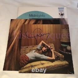 TAYLOR SWIFT MIDNIGHTS VINYL HAND SIGNED PHOTO MOONSTONE BLUE EDITION Heart