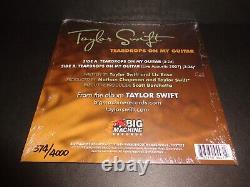 TAYLOR SWIFT Teardrops On My Guitar 7 Vinyl Record NUMBERED Big Machine Records
