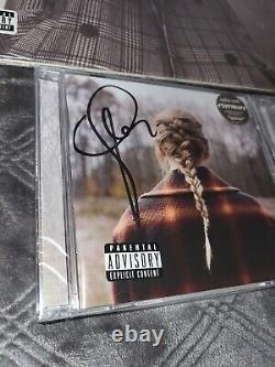 TAYLOR SWIFT Vinyl LP SET 4 LIMITED EDITON Midnights Folklore Evermore Signed CD