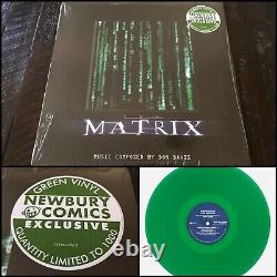 THE MATRIX Soundtrack Score DON DAVIS LP 180 Gram Green Vinyl Newbury SEALED