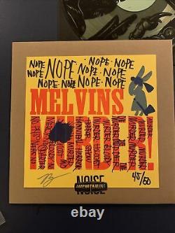 THE MELVINS Bride Screamed Murder SIGNED Haze LP Vinyl EX /50 Clear Green Grumpy