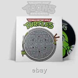 TMNT Let's Kick Shell Deluxe Tribute Vinyl LP OOZE Liquid Filled Variant IN-HAND