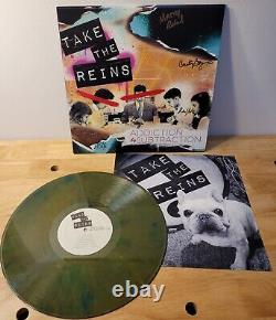 Take The Reins Addiction By Subtraction Autographed 21/75 Pressed Splatter LP