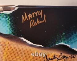 Take The Reins Addiction By Subtraction Autographed 21/75 Pressed Splatter LP
