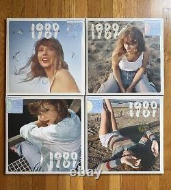 Taylor Swift 1989 (Taylor's Version) Vinyl Blue Pink Green Yellow SEALED Bundle