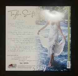 Taylor Swift Debut LOW # 32 Crystal Clear Turquoise Vinyl 2LP Rare RSD/3750 NEW