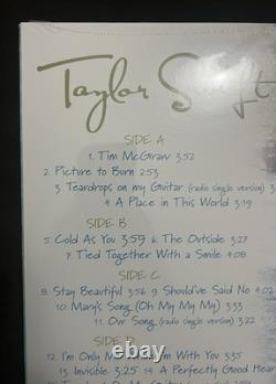 Taylor Swift Debut LOW # 32 Crystal Clear Turquoise Vinyl 2LP Rare RSD/3750 NEW