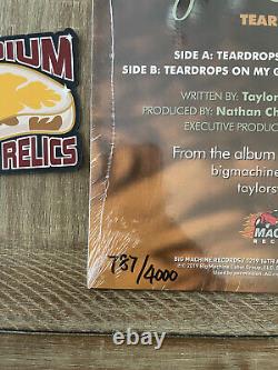 Taylor Swift Teardrops On My Guitar 7 Vinyl Record 787/4000 Mint Green Sealed