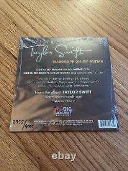 Taylor Swift Teardrops On My Guitar Vinyl Record Limited SEALED 2955/4000
