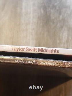 Taylor Swift Vinyl LP Lot Midnights (Blood Moon) & Evermore (Green) Sealed New