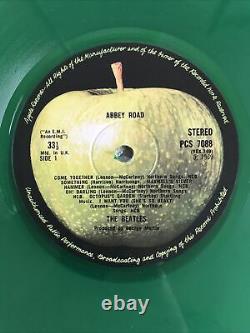 The Beatles Abbey Road Lp Apple Uk Green Vinyl Rare 1978 Export Nr Mint