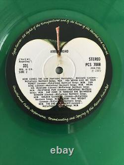 The Beatles Abbey Road Lp Apple Uk Green Vinyl Rare 1978 Export Nr Mint