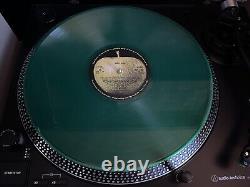 The Beatles Abbey Road UK 1978 Reissue Green Translucent Vinyl Record LP Ex/Ex