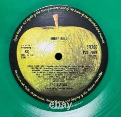 The Beatles Abbey Road Uk 1978 Limited Edition Green Vinyl Export Press Vg++