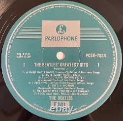 The Beatles Greatest Hits Vol 2 Vinyl Record 12 33 RPM PCSO-7534 Parlophone 70s
