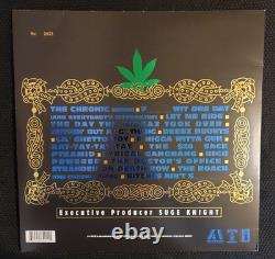 The Chronic 2LP Dr. Dre 2023 Limited Edition Numbered Green Vinyl Slipmat NM