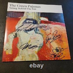The Green Pajamas Strung Behind The Sun 2018 Vinyl Record /300 Band Signed Oop