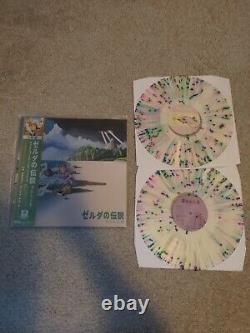 The Legend of Zelda Link's Awakening Soundtrack green blue splatter Vinyl 2XLP