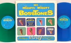 The Mighty Mighty Bosstones Pay Attention LP 2000 US ORIG Green & Blue Vinyl