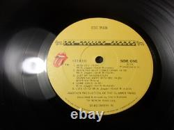 The Rolling Stones Some Girls Rare Vinyl Record 70's Die Cut Cover Green Yellow