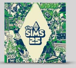 The Sims 25th Soundtrack Green Apple Cream Vinyl Record 2LP LE /250 New VGM