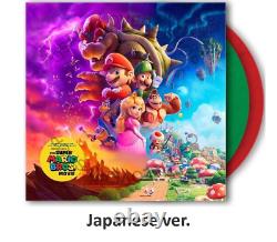 The Super Mario Bros. Movie x2 lp vinyl record RED & GREEN Sep. 2023 Japanese