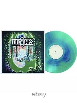 The Vines Highly Evolved Vinyl Blue Green Swirl Colored NM