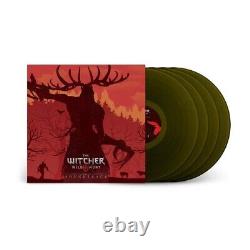 The Witcher 3 Wild Hunt Original Game Soundtrack Swamp Green Vinyl 4XLP Box Set