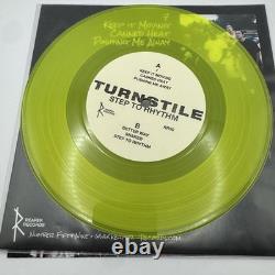 Turnstile Step 2 Rhythm 7 Translucent Green Vinyl Reaper NM