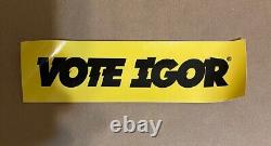 Tyler, The Creator Igor LP Mint Vinyl Alternate Green Poster & Yellow Sticker