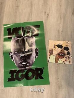 Tyler the Creator IGOR MINT GREEN VINYL LP and POSTER NEW SEALED