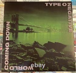 Type O Negative-World Coming Down Green & Black Mixed Colored Vinyl Record 2020