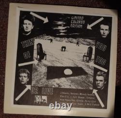 U2 Thinking Of You Too LP Rare Green Wax Live