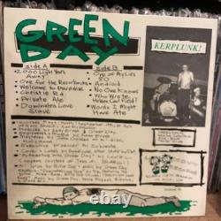 US Green Day Kerplunk LP Vinyl Record with Insert, Excellent Condition