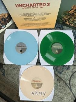 Uncharted Nathan Drake Collection Vinyl 3LP Box Set iam8bit OOP NM Naughty Dog