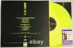Underoath Band Signed Erase Me LP Green Vinyl Record Spencer Chamberlain + JSA