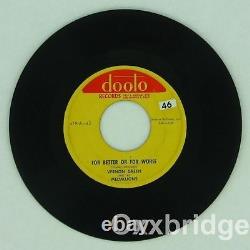 VERNON GREEN AND THE MEDALLIONS For Better Or Worse DOOTO Original 1957 DOO WOP