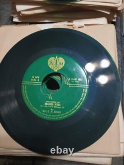 Vintage 7 Green Vinyl Ascended Master Dictations by Mrs. G. W. Ballard VG