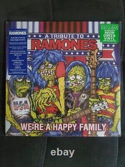 We're A Happy Family / A Tribute To Ramones / Zombie GREEN VinylNEWSEALED