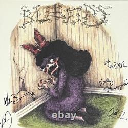 Wednesday Bleeds SIGNED Eco Mix Vinyl LP NEW IN HAND Opened and Autographed
