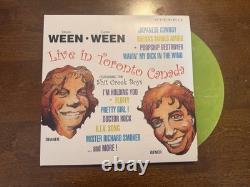 Ween Live in Toronto Canada Green Vinyl Record