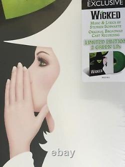 Wicked Musical Broadway 2 Lp B&n Exclusive Ltd Green Vinyl